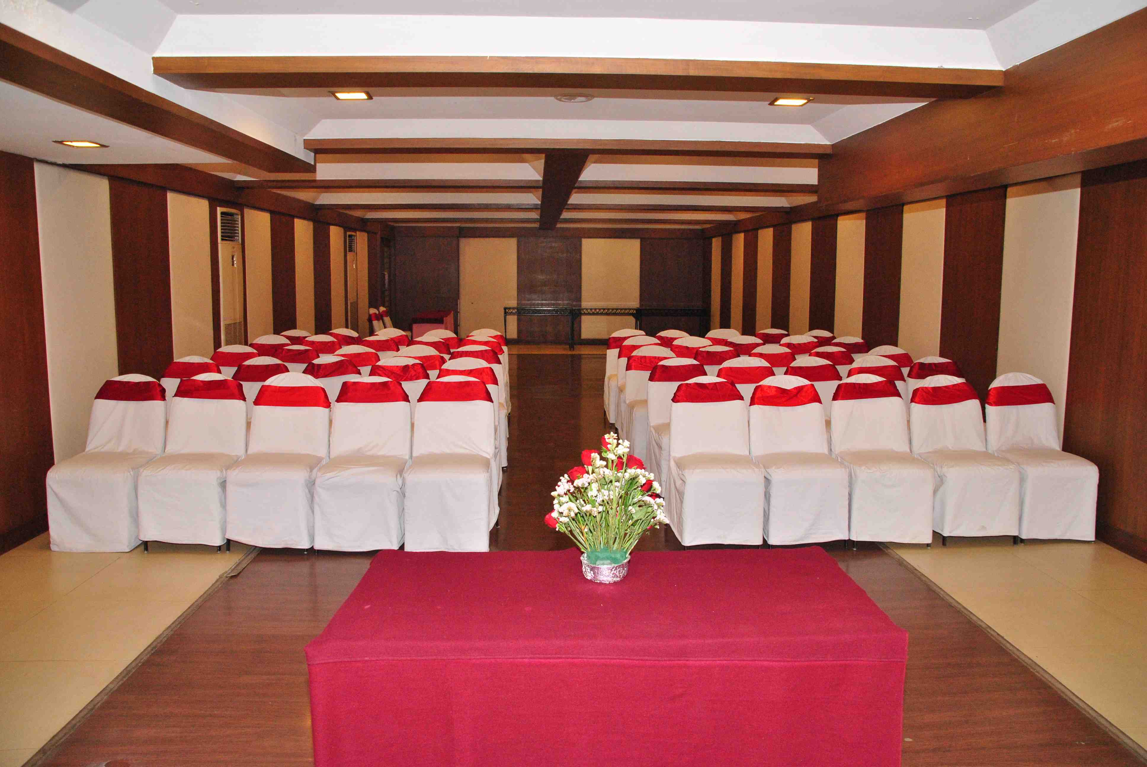 Seating Arrangement at Assembly hall in Hotel Aurora Towers